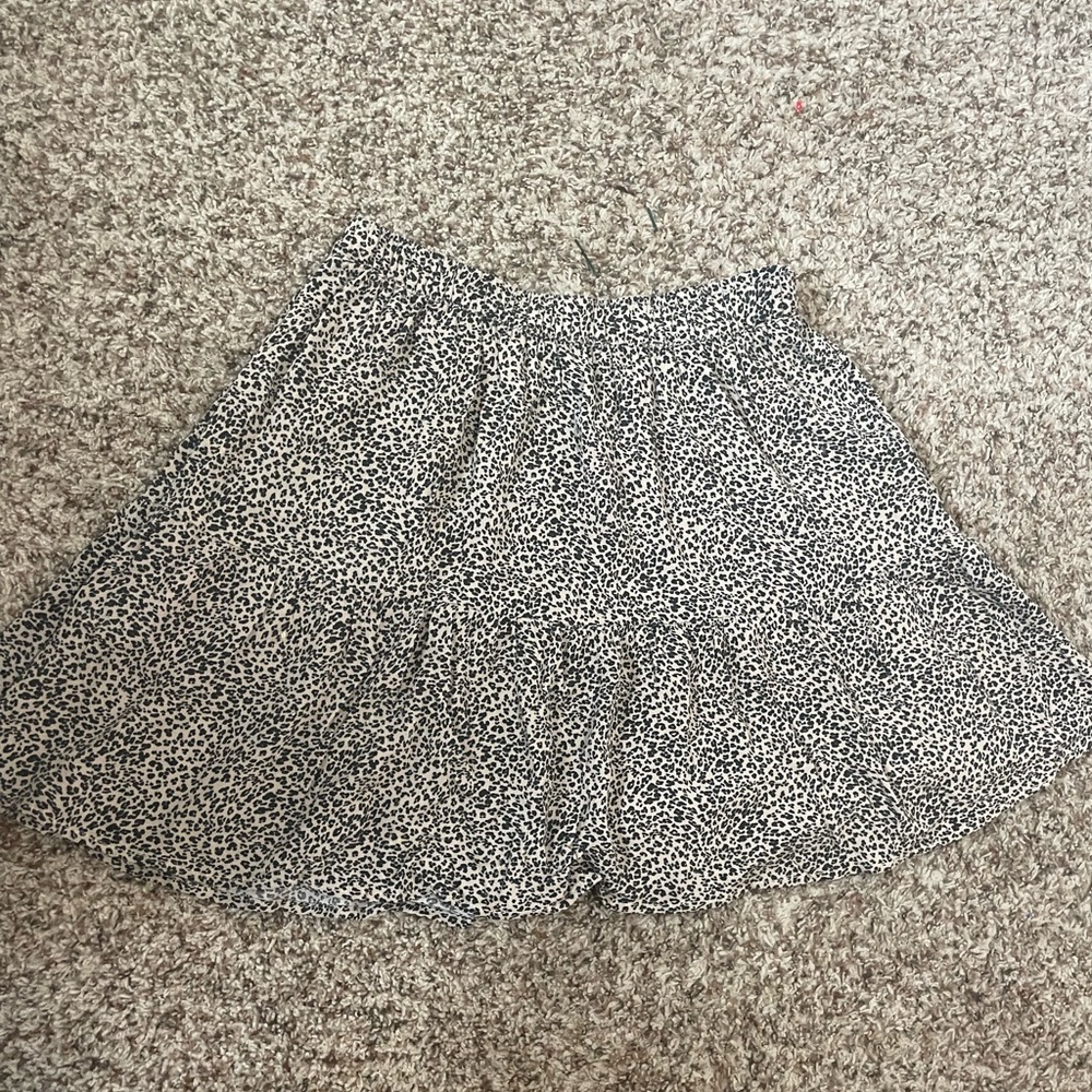 Cheetah Print Skirt